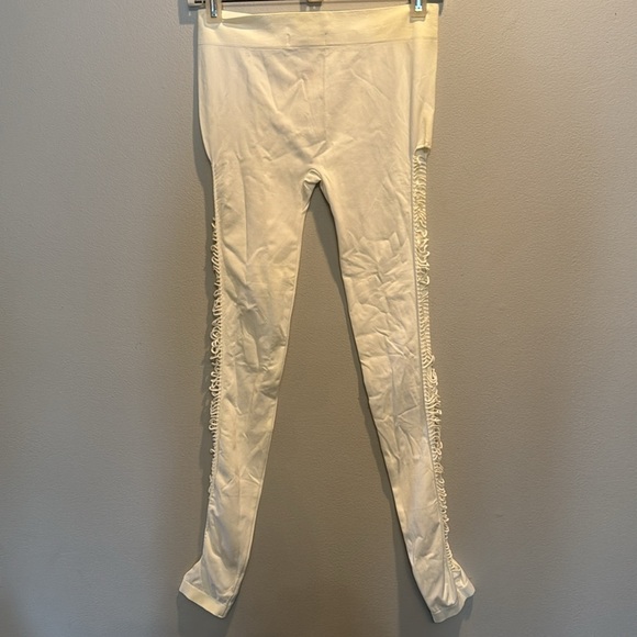 Ya white leggings see thru sides M - Picture 5 of 7